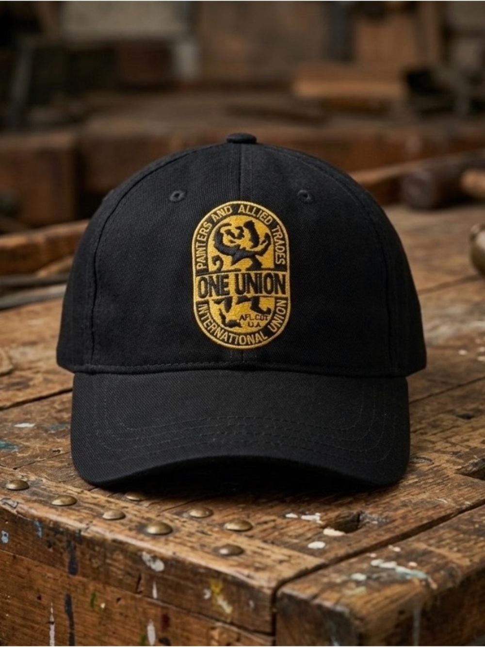 Vintage IUPAT Snapback Hat Union Made USA - Rare Painters Union Cap